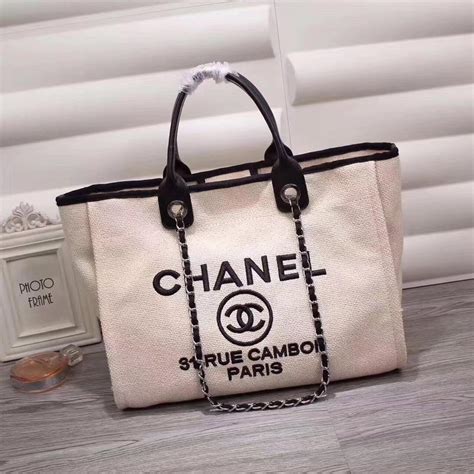 chanel beach tote|women chanel tote.